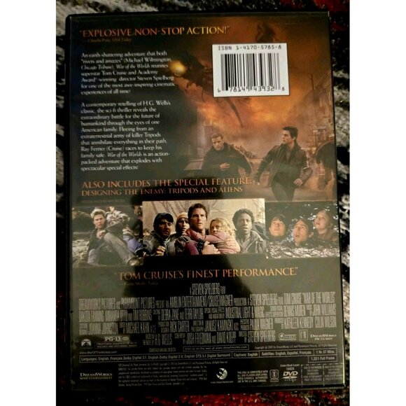 Steven Spielbergs "War Of The Worlds" Full Screen DVD - Picture 2 of 2